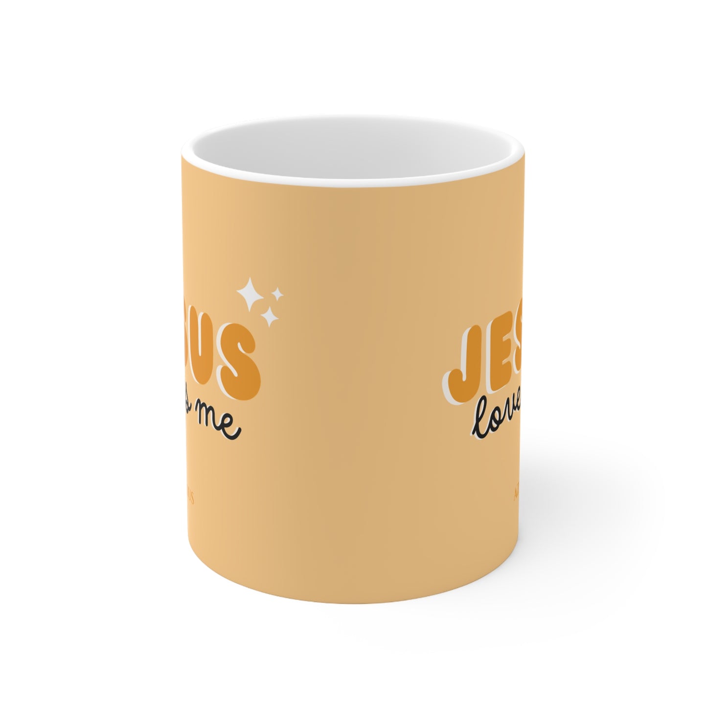 Jesus Loves Me Mug (Orange) | Christian Mug