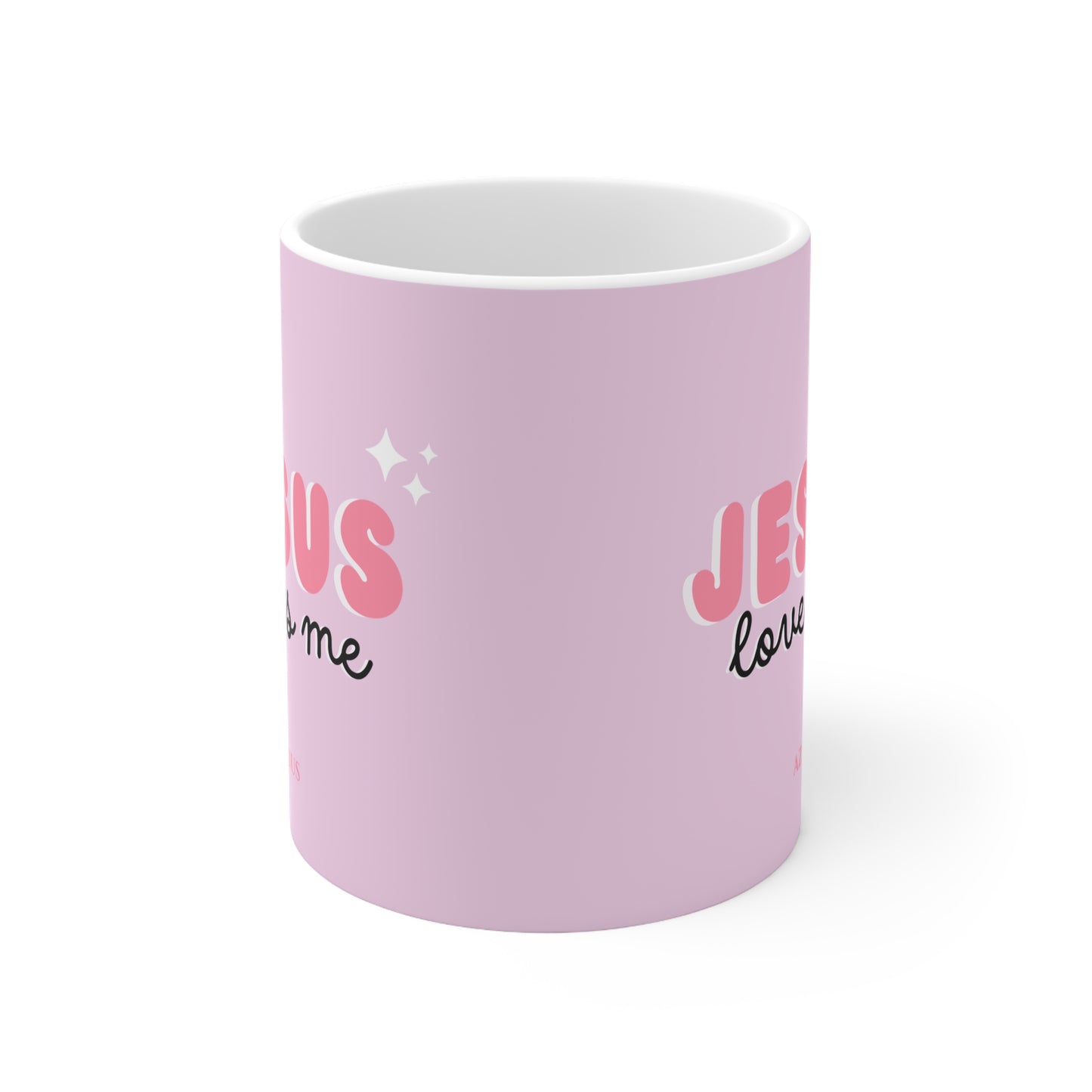 Jesus Loves Me Mug (Pink) | Christian Mug