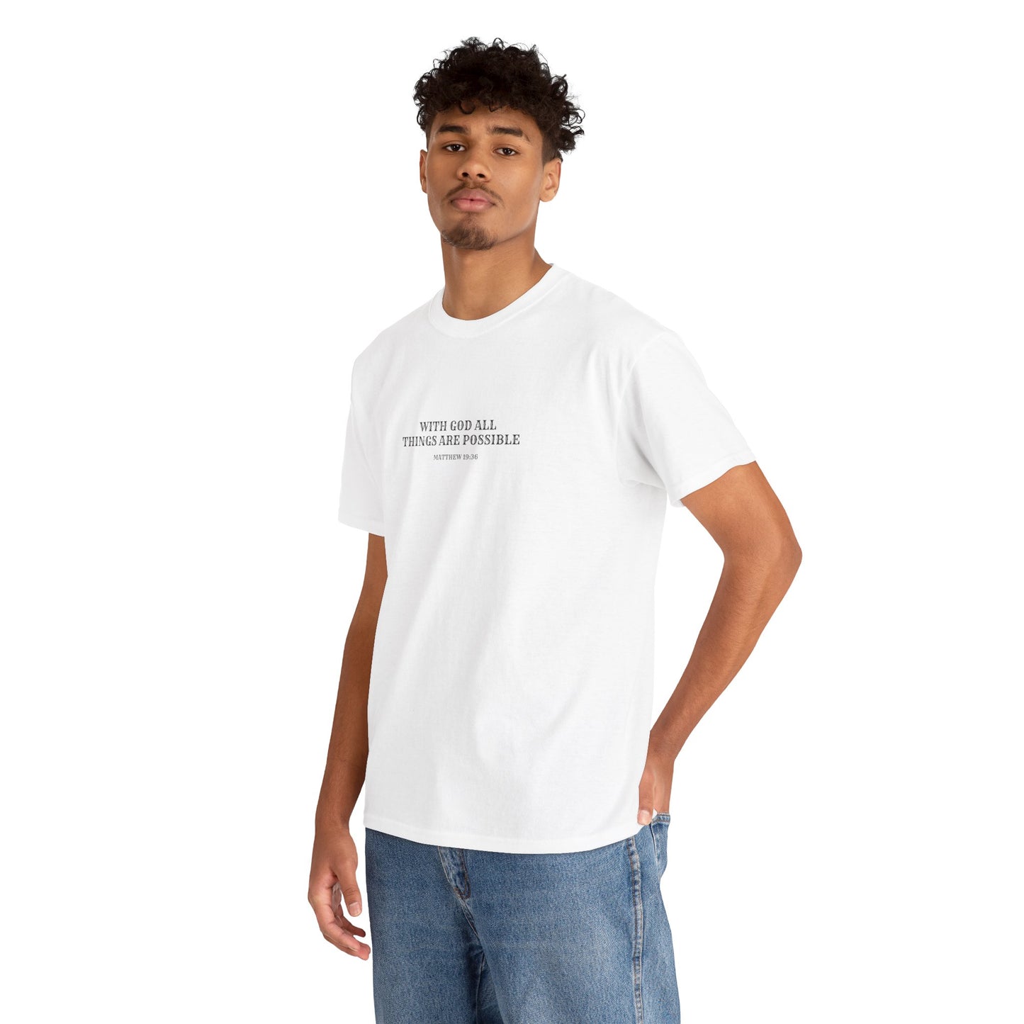 With God All Things Are Possible | Christian T-shirt
