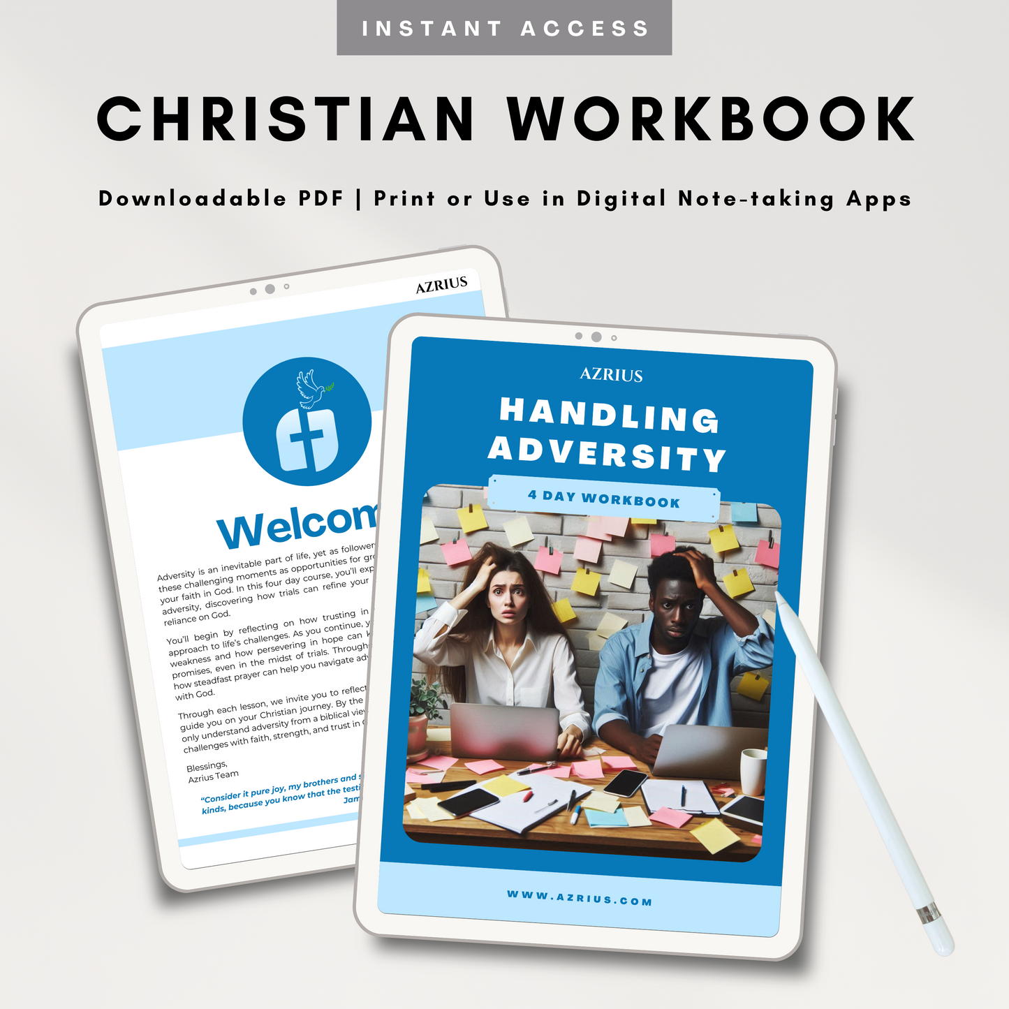 Handling Adversity - Christian Workbook