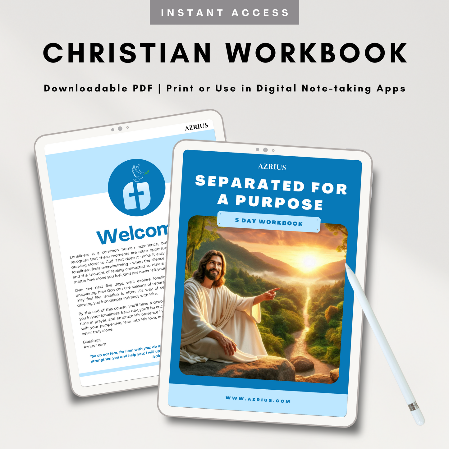 Separated for a Purpose - Christian Workbook