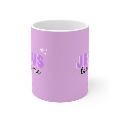 Jesus Loves Me Mug (Purple) | Christian Mug