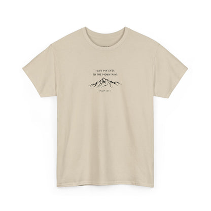 I Lift My Eyes To The Mountains | Christian T-shirt