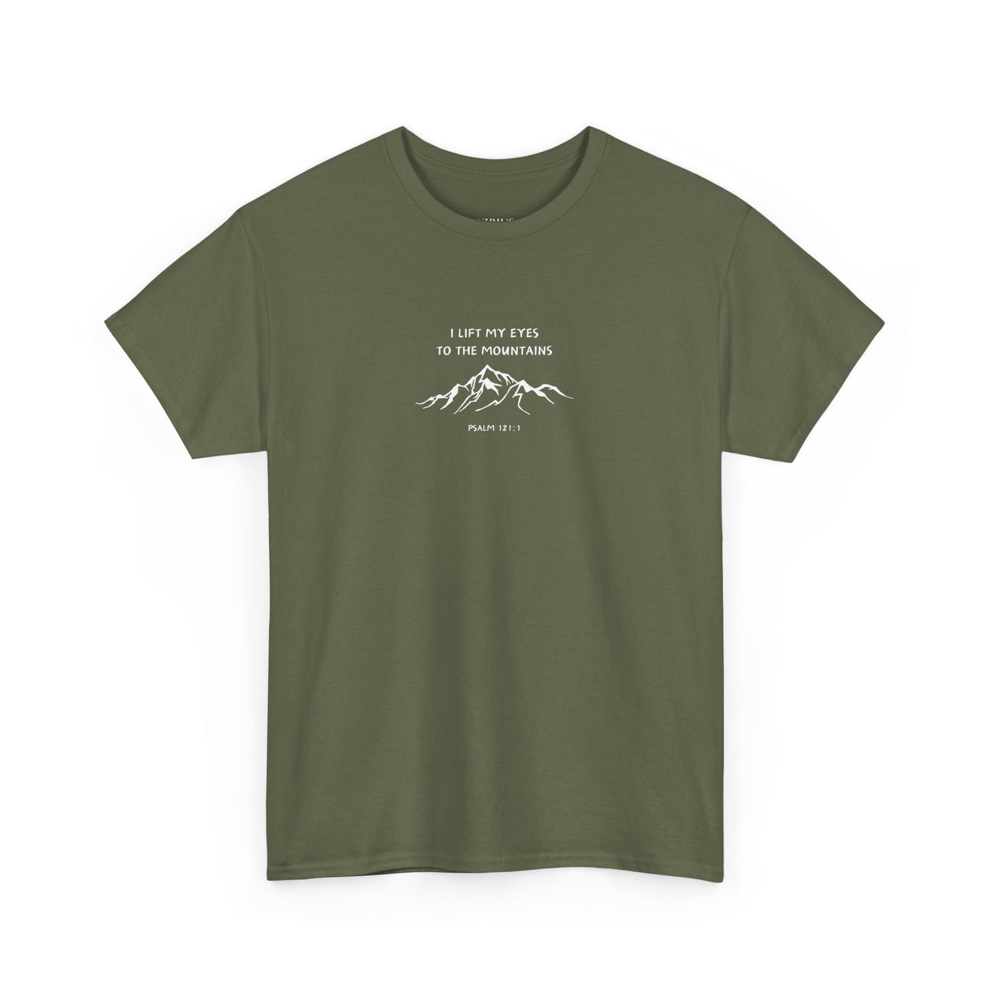 I Lift My Eyes To The Mountains | Christian T-shirt