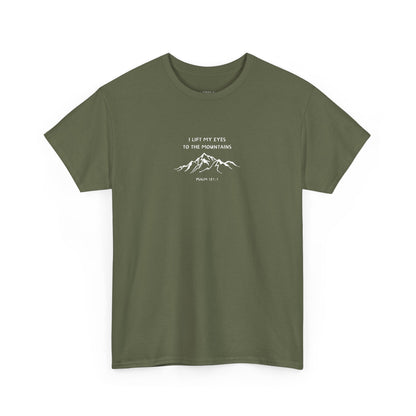 I Lift My Eyes To The Mountains | Christian T-shirt
