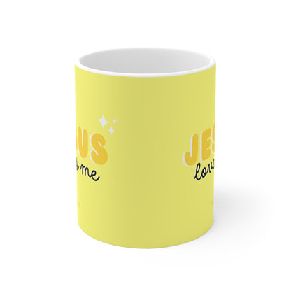 Jesus Loves Me Mug (Yellow) | Christian Mug