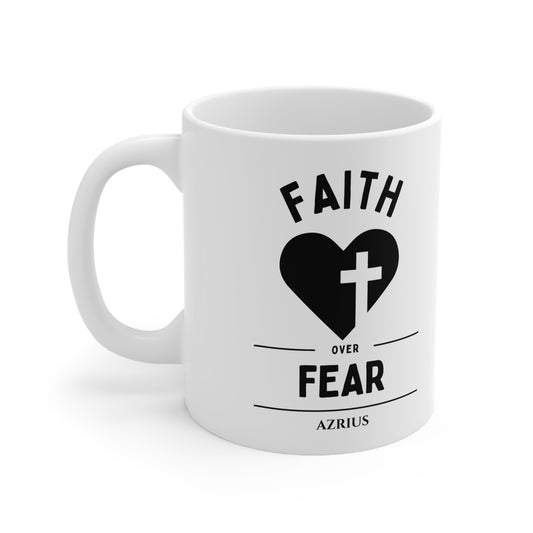 Faith Over Fear Mug | Christian Mug