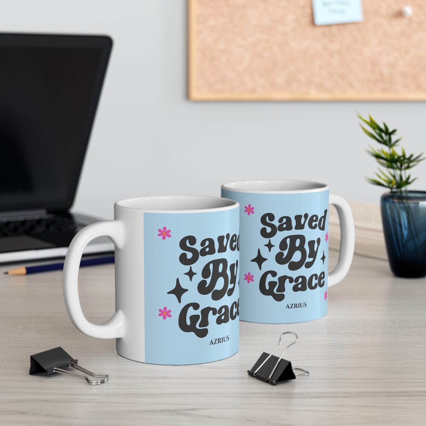 Saved by Grace Mug | Christian Mug