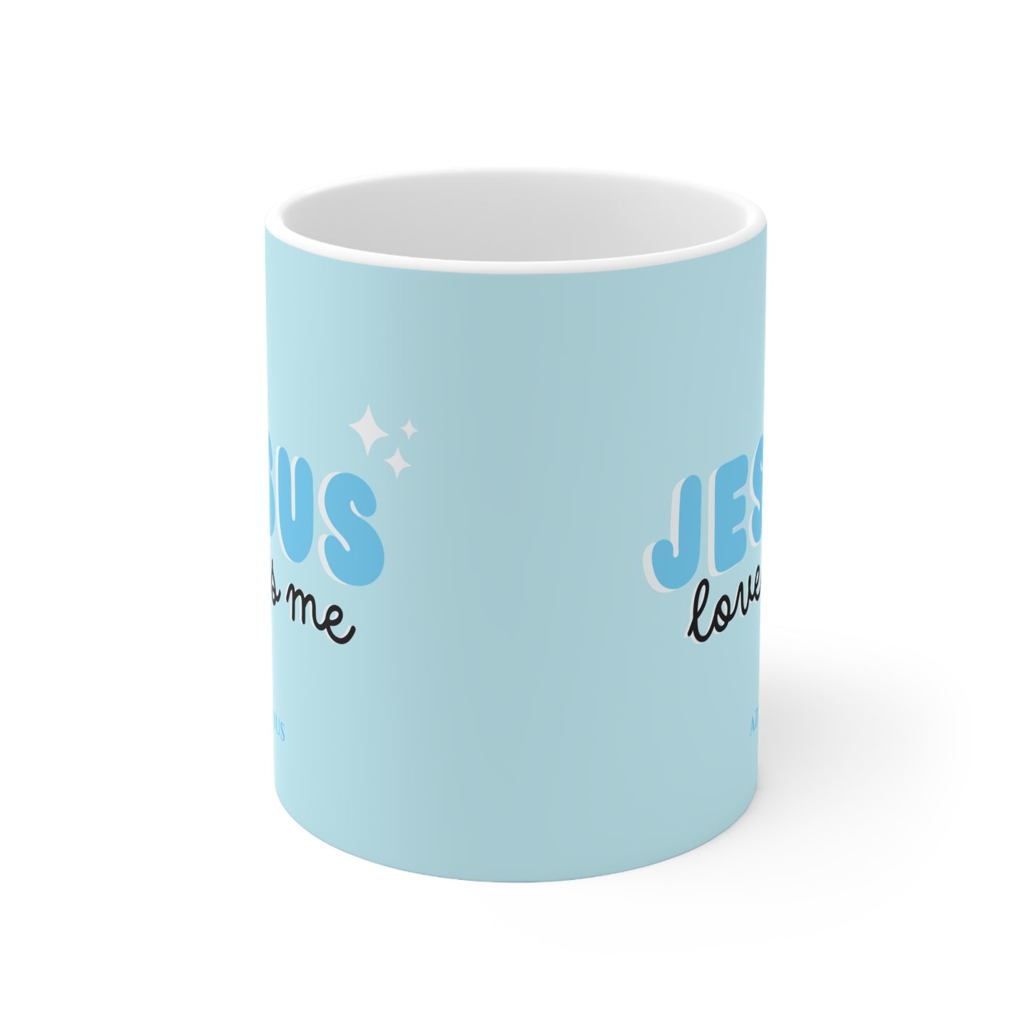 Jesus Loves Me Mug (Blue) | Christian Mug