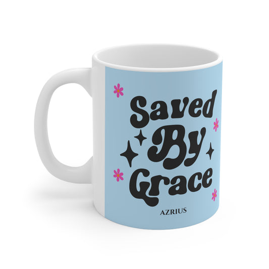 Saved by Grace Mug | Christian Mug