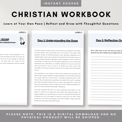 Don't Fall for the Dupe - Christian Workbook