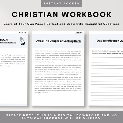 Don't Look Back - Christian Workbook
