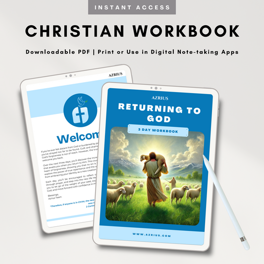 Returning to God - Christian Workbook