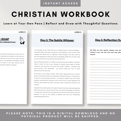 The Thought Life - Christian Workbook