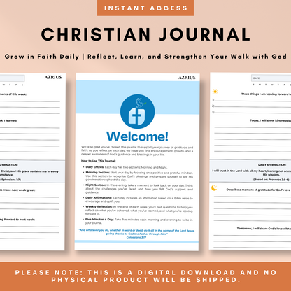 90 Day Christian Gratitude Journal