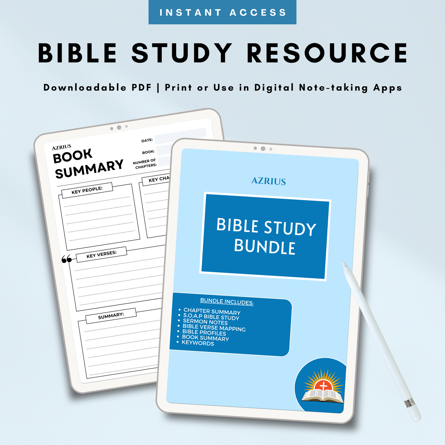 Bible Study Templates Bundle